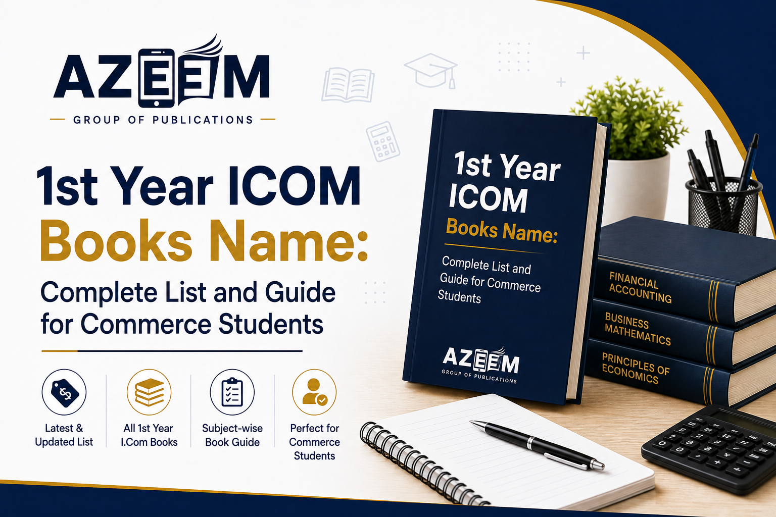 1st Year ICOM Books Name: Complete List and Guide for Commerce Students