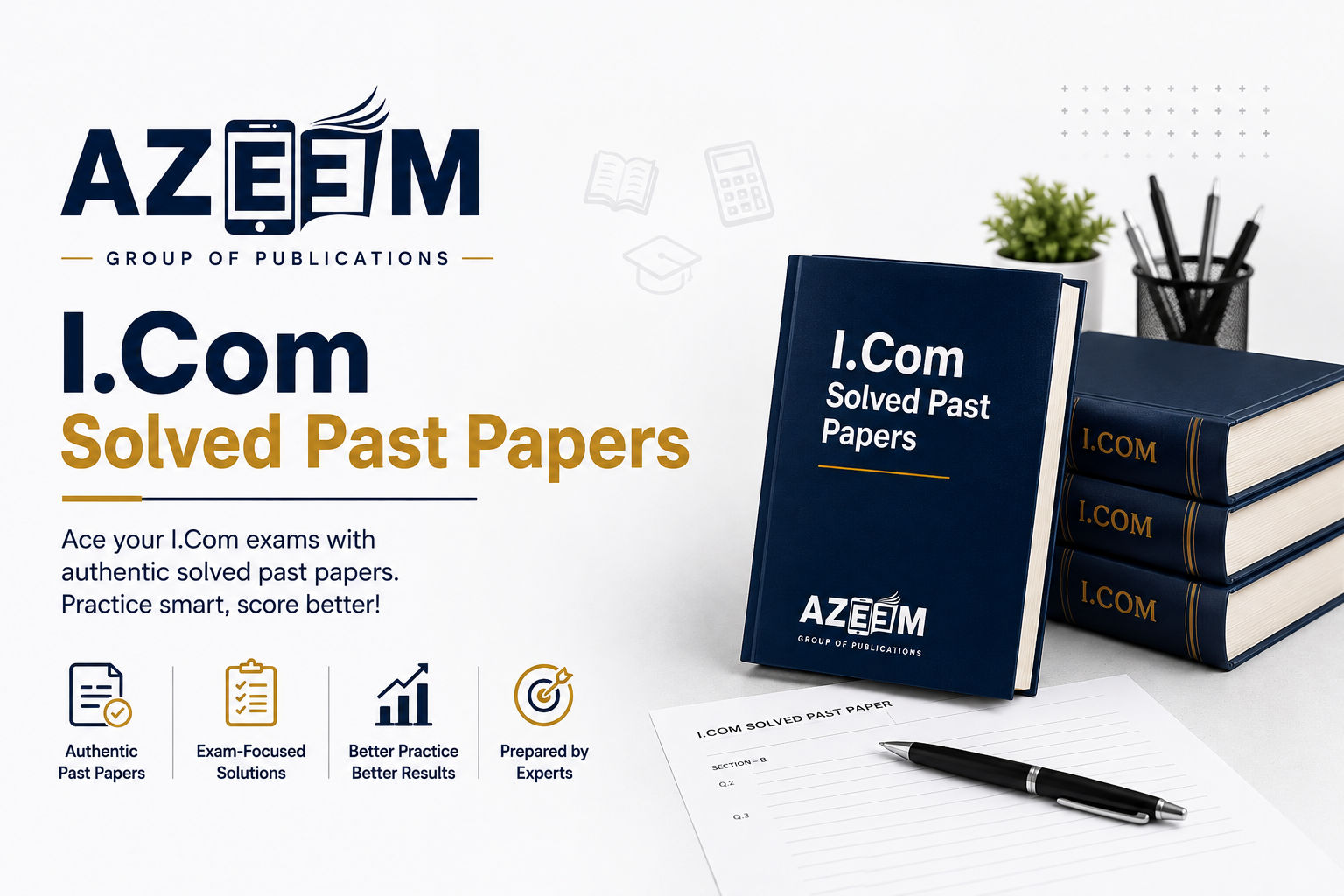 I.Com Solved Past Papers